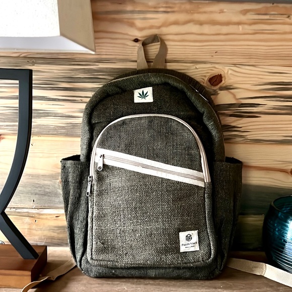Pure Hemp Backpack Full Size Unisex Design - Picture 8 of 12